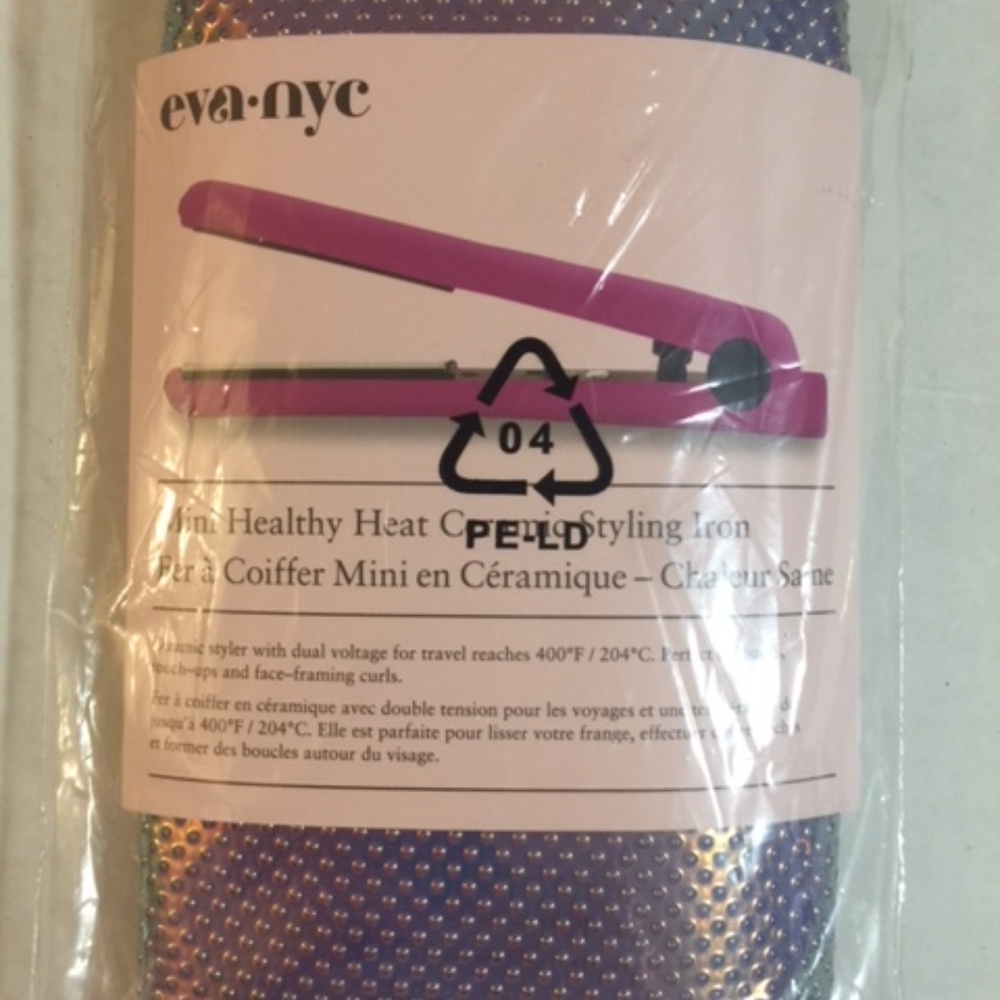 eva-nyc Mini Healthy Heat Ceramic Styling Flatiron